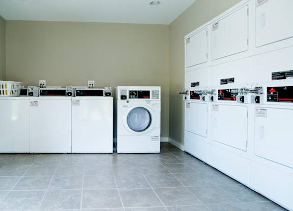Laundry room at Ventana at The Lake, Hendersonville, TN 37075.